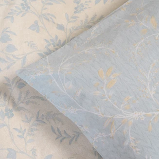 Σετ Μαξιλαροθηκες Πανωσέντονου Sienna Blue Casual Line (50X70) Melinen