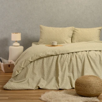 Σεντόνια Σετ Φανελένια King Size 270x260 Melinen Elise Greige