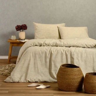 Σεντόνια Σετ Φανελένια King Size 270x260 Melinen Farrel Grey