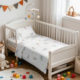 Σεντόνια Σετ Κούνιας 120x170 Melinen Prime LIine Baby Fairies