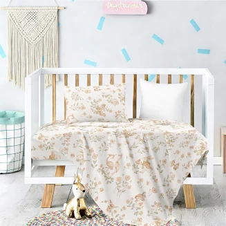 Σετ Σεντονια Κουνιας Με Λάστιχο Alice Prime Line Baby (70Χ140+17) Melinen
