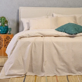 Σετ Σεντονια Υπερδιπλα Maverick Beige Ultra Line (235X270) Melinen