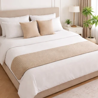 Τραβερσα Κρεβατιου Omnia Greige (55Χ250) Melinen