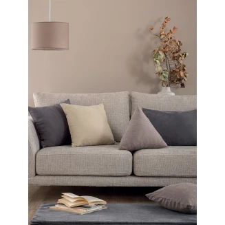 Μαξιλαροθήκη Διακοσμητική Με Γέμιση 43x43x43 Palamaiki AS104 Moka