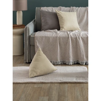 Μαξιλαροθήκη Διακοσμητική Με Γέμιση 43x43x43 Palamaiki AS104 Ivory