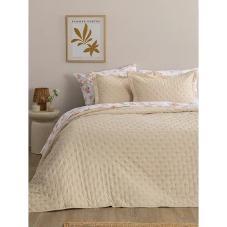 Κουβερλί King Size 260x240 Palamaiki Nico/2 Beige