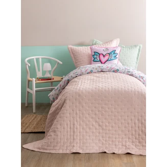 Κουβερλί Ημίδιπλο 160x240 Palamaiki Nico/2 Pink