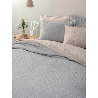 Κουβερλί Υπέρδιπλο 220x240 Palamaiki Alison Grey