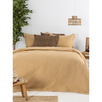 Κουβερλί Υπέρδιπλο 220x240 Palamaiki Sam Latte
