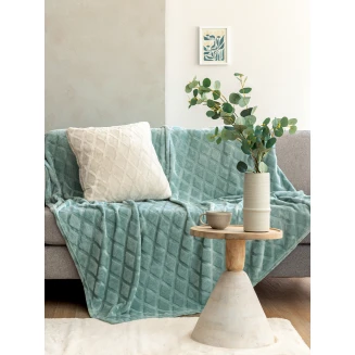 Κουβέρτα Fleece Μονή 160x240 Palamaiki Nadine Jade