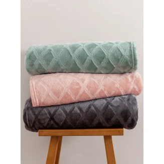 Κουβέρτα Fleece Μονή 160x240 Palamaiki Nadine Pink
