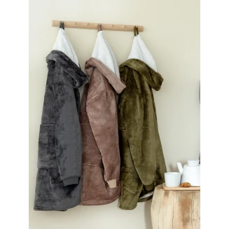 Κουβέρτα 90x100 Palamaiki Huhu/2 Khaki