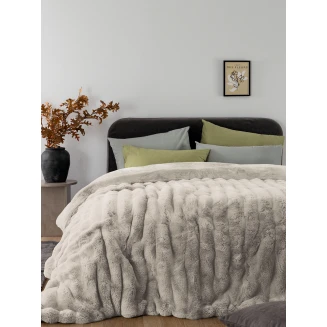Κουβερτοπάπλωμα Υπέρδιπλο 220x240 Palamaiki Comfo Grey
