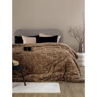 Κουβερτοπάπλωμα Υπέρδιπλο 220x240 Palamaiki Deva Beige