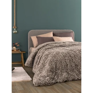 Κουβερτοπάπλωμα Υπέρδιπλο 220x240 Palamaiki Deva Grey
