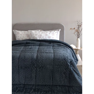 Κουβερτοπάπλωμα Υπέρδιπλο 220x240 MOZZA COAL