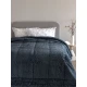 Κουβερτοπάπλωμα Υπέρδιπλο 220x240 MOZZA COAL