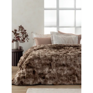 Κουβερτοπάπλωμα Υπέρδιπλο 220x240 Palamaiki Mina Beige
