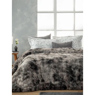 Κουβερτοπάπλωμα Υπέρδιπλο 220x240 Palamaiki Mina Grey