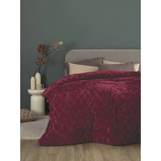 Κουβερτοπάπλωμα Υπέρδιπλο 220x240 Palamaiki Nadine/5 Bordo