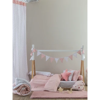 Κουρτίνα Bon Bon 170x270 Palamaiki BB101 Rose