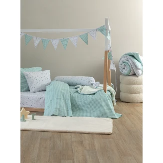 Πάπλωμα Κούνιας 110x150 Palamaiki Bon Bon BB100 Aqua
