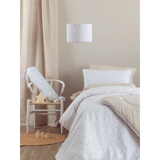 Παπλωματοθήκη Μονή 170x250 Palamaiki Bon Bon BB100-BB101 Beige