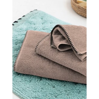 Πετσέτα Μπάνιου 80x160 Palamaiki Towels Collection Brooklyn Taupe