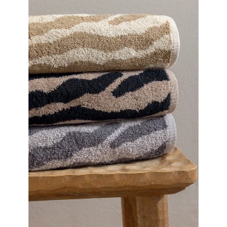 Πετσέτα Προσώπου 50x90 Palamaiki Towels Collection Zeb Beige