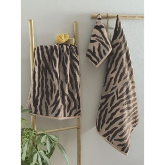 Πετσέτα Προσώπου 50x90 Palamaiki Towels Collection Zeb Beige