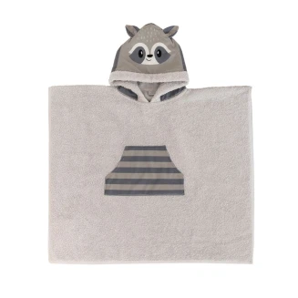 Πόντσο 70x120 Palamaiki Kids Bath Racoon