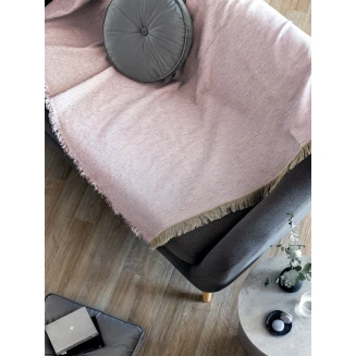 Ριχτάρι Τριθέσιου Καναπέ 180x300 Palamaiki Agnes Pink