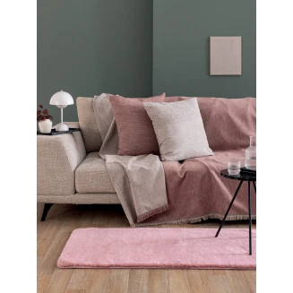 Ριχτάρι Τριθέσιου Καναπέ 170x300 Palamaiki Parva Pink