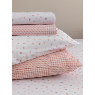 Σεντόνι Μεμονωμένο Κούνιας 130x170 Palamaiki BB101 Rose