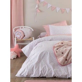 Σεντόνι Μεμονωμένο Μονό 170x260 Palamaiki BB101 Rose