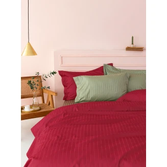Σεντόνι Μεμονωμένο Υπέρδιπλο 240x270 Palamaiki Sateen Riga Bordeaux