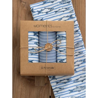Σετ 3 Πετσέτες Κουζίνας 40x70 Palamaiki Kitchen Towels MH500