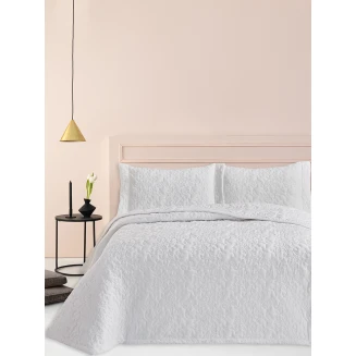 Κουβερλί Σετ 240x260 Νυφικό Palamaiki Wed100 White