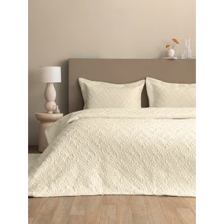 Νυφικό Κουβερλί Σετ Υπέρδιπλο 240x260 3 Τεμαχίων Palamaiki Wed105 White