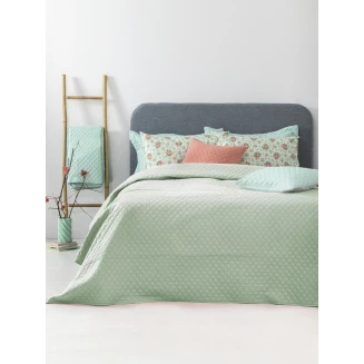 Κουβερλί Σετ Υπέρδιπλο 220x240 Palamaiki Jenn/2 Green