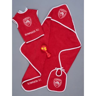 Σετ Λουτρού Βρεφικό Palamaiki Olympiacos B.C. Olympiacos Baby Block