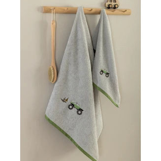 Πετσέτες Σετ Παιδικές 2 Τεμαχίων Palamaiki Kids Bath Mountain