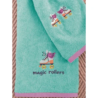 Πετσέτες Σετ Παιδικές 2 Τεμαχίων Palamaiki Kids Bath Rollers