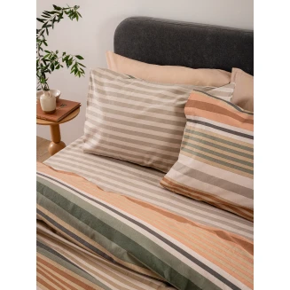 Παπλωματοθήκη Σετ Υπέρδιπλη 240x250 Palamaiki Flannel Beauty FB0244