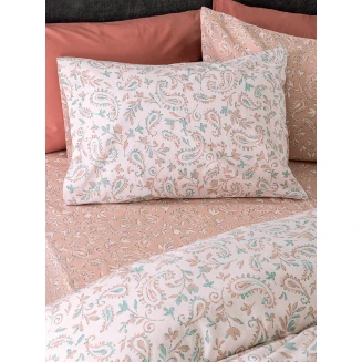 Παπλωματοθήκη Σετ Υπέρδιπλη 240x250 Palamaiki Flannel Beauty FB0247