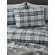 Σετ Παπλωματοθήκη Υπέρδιπλη Flannel Beauty 240x250 FB0249