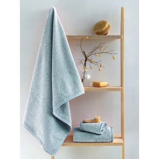 Πετσέτες Σετ 3 Τεμαχίων Palamaiki Harvey Blue