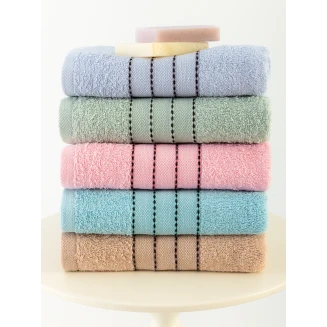 Πετσέτες Σετ 3 Τεμαχίων Palamaiki Judy Moka