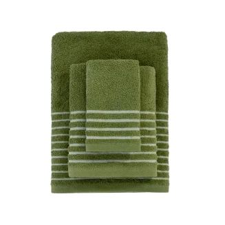 Πετσέτες Σετ 3 Τεμαχίων Palamaiki Ser Olive