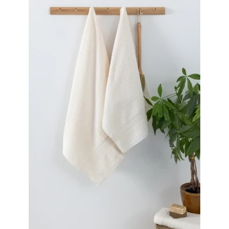 Πετσέτες Σετ 3 Τεμαχίων Palamaiki Towels Collection Blan Ecru